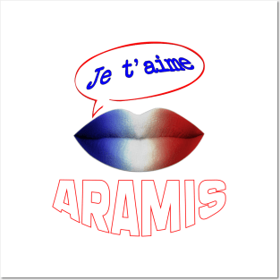 JE TAIME FRENCH KISS ARAMIS Posters and Art